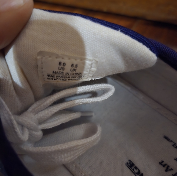 NFL-licensed Baltimore Ravens Canvas Sneakers, size 8 - Picture 6 of 6